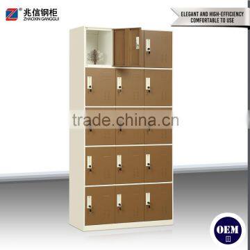 15 Door Stainless Steel Wardrobe Multi-door Clothes Cabinet Locker With 5 Layers photo-5