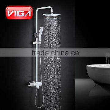 Kaiping VIGA factory elegant bath shower set brass shower column round bath shower mixer