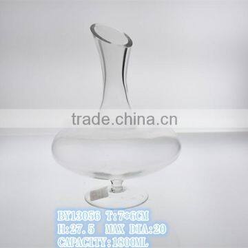 factory supplying 1800ml clear magic decanter