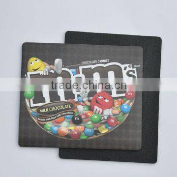 2014 promotional gifts computer mouse pad with natrual rubber backing