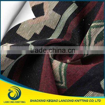 Shaoxing supplier 2016 Newest Luxury jaquard fabric for sofa