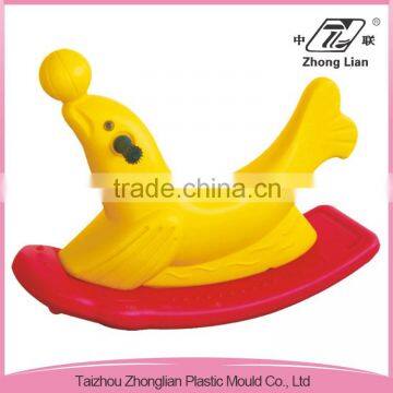 Nursery Furniture PE Plastic Playground Spring Rocking Horse photo-4