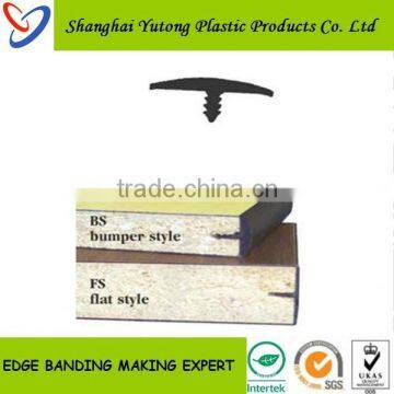 good quality t shape plastic strip for bathroom fittings