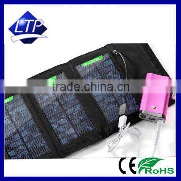 Outdoor Sports Power Station Charger Foldable Flexibility 5W USB Solar phone tablet Charger