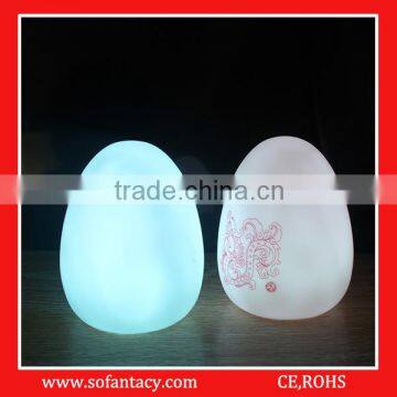 colour changing led flashing egg lamp