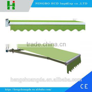 Balcony/window aluminum retractable window awning