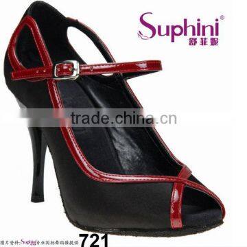 Suphini Elegant High Heel Ballroom Tango Dance Shoes