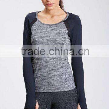 Girs Plain Nylon and Spandex Sport Wholesale Custom Make Women Sport Clothing Yoga Fitness Wear Wholesale photo-5