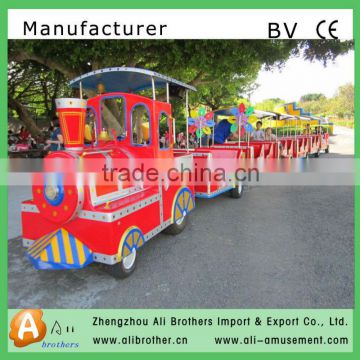 Attractive recreational rides electric trackless mall train