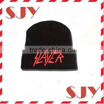 Unisex Teenagers Embroidery Beanies Skullies Knitted Hats