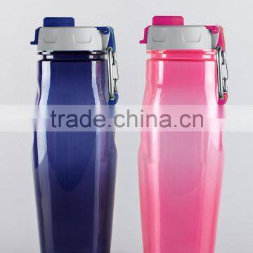 single wall 750ml PC/PP plastic drinking water bottle