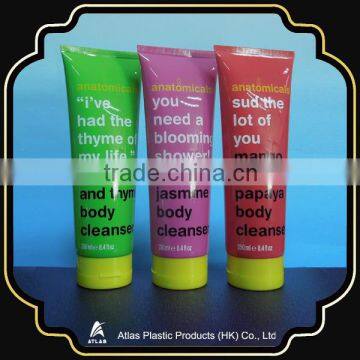 D50 250ml Body Cleanser Plastic Cosmetic Tube