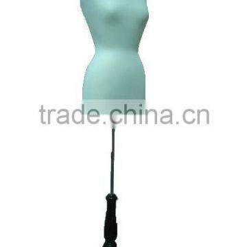 Female dress form/ Women dress display form with wooden leg/ Dress form