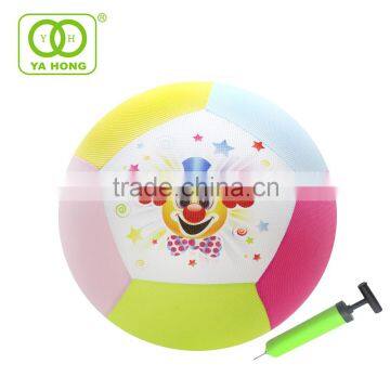 16 Inch Inflatable Fabric Covered Beach Ball for Whole photo-3