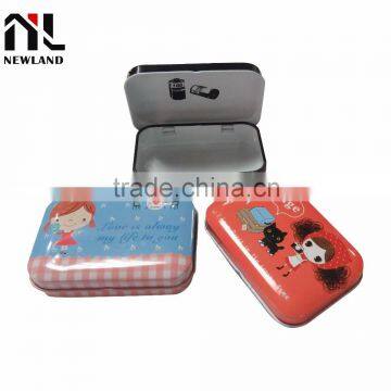 Kids Love tin boxes metal box for little girls