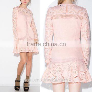 New Dress Collection Office Wear Cap Sleeve Fashion Woman Pencil Formal Dress photo-5