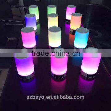 2016 New Arrival Romantic Lighting Bluetooth Speaker With Smart Alarm Clock photo-5