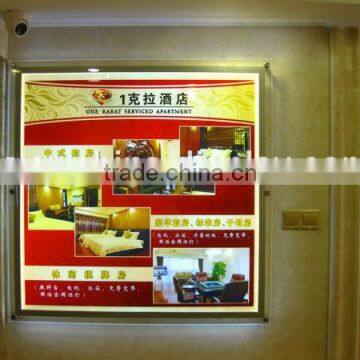 Frameless Advertising Display Light Box Led Promotion Light Sign for Hotel Lobby photo-2