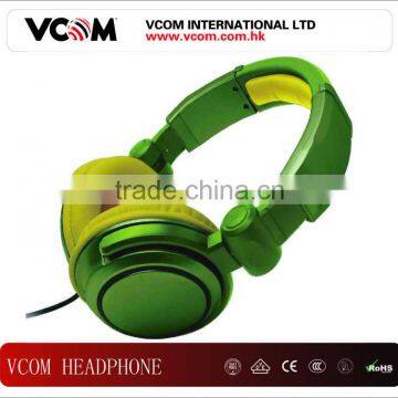 VCOM Brand New Design 3.5mm Stereo Cheap Headphones