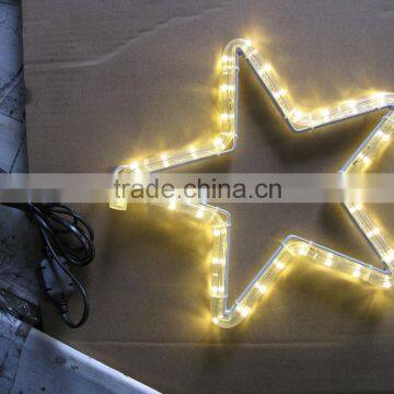 warmwhite star motif light