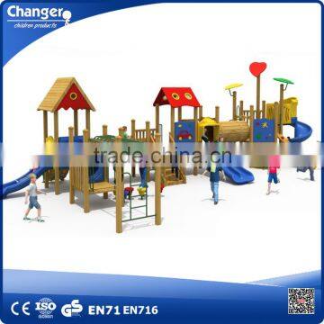 new hot selling wooden kids outdoor playground