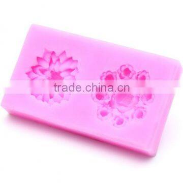 Beautiful flower silicone fondant mold