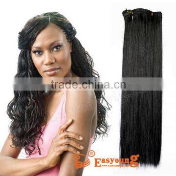 synthetic extension braids hair weft , fake hair extension for braids