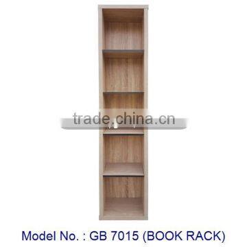 Wooden Book Rack Home Furniture With Simplest Design Without Doors For Storage Cabinet Made In MDF Bookshelf