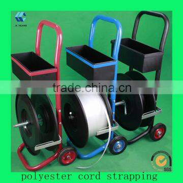 Mobile strap dispenser for PP strap with 200mm core size