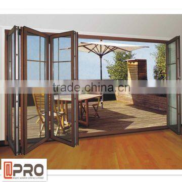 Energy saving powder coating aluminium folding sliding door