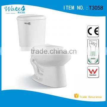 T3058 China product sanitay ware siphonic two-piece toilet