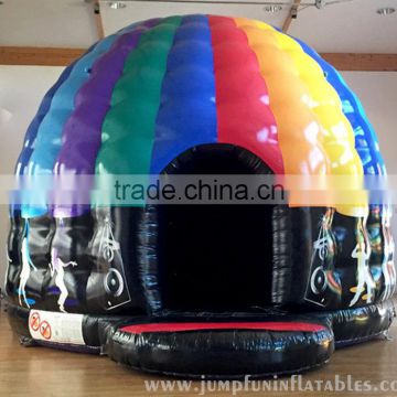 Trade Assurance Disco Dome Bouncy Castle 2016 newly inflatable jumping moonwalk house hire