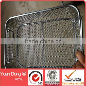 Bright smooth stainless steel plating basket