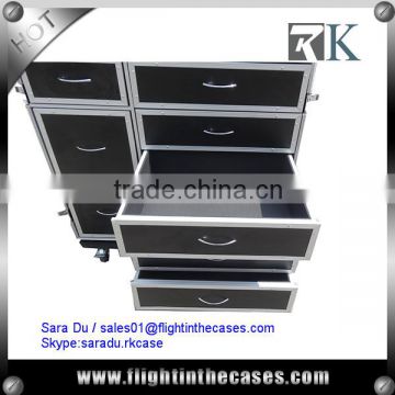 Professional Drawer Flight Case with 8 Drawers