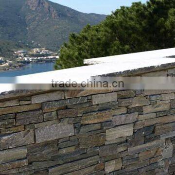 High Quality Cement Back Natural Exterior Stone Wall