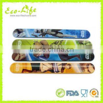 215*25*2mm Cartoon Printing Silicone Slap Bracelet, Silicone Slap Wirstbands, Souvenirs Promotion Gift photo-4