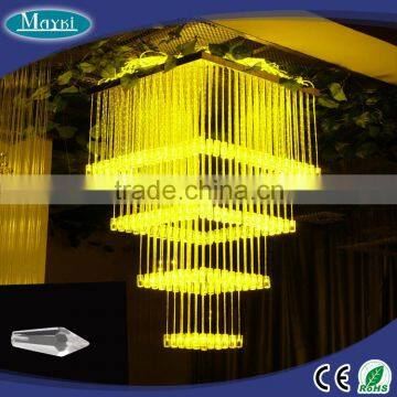 EP-051 Crystal Head for Fiber Optic Chandelier for 3 Strand Fiber for Luxury Chandelier Decoration photo-6