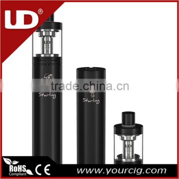 Youde first starter kit UD starling 1600MAH TC e-cig mechanical mod 0.5/1.8 ohm occ