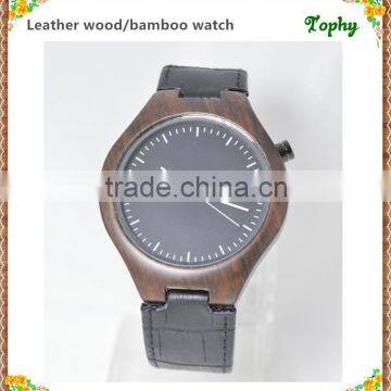 Manufacture Customized Handmad Nature Wood Watch , Sandalwood Wooden Wrist Watch photo-6