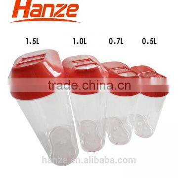 4pcs Stackble Plastic Kitchen Food And Seed Storage Container With Sealed Cover