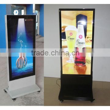 Movable Standing LED Lighted Restaurant Outdoor Menu Board