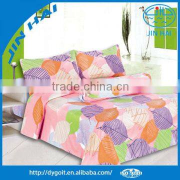 Wholesale 100% cotton bed sheet bedding set