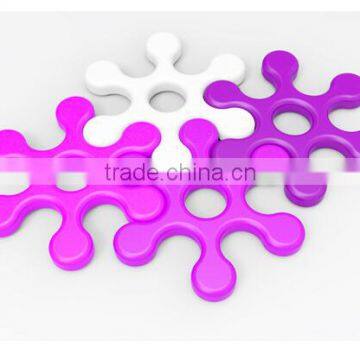 New Design Food Grade Silicone Cup Mat and Custom Silicone Coasters