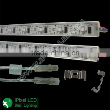 Aluminum case DMX addressable rgb led digital rigid bar outdoor