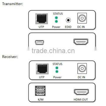 China Supplier 1080p HDMI KVM Extender With USB Support Keyboard Mouse tv Transmitter up to 60meters photo-5