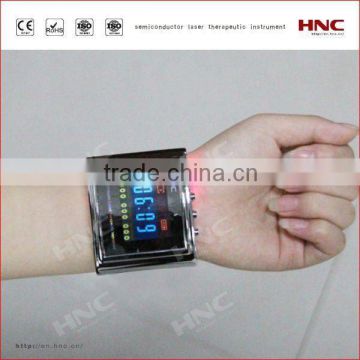 best selling Wrist Type soft 650nm bio laser therapy diabetic watch