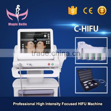 Skin Lifting HIFU Machine!! Wrinkles Removal HIFU/HIFU Deep Wrinkles Slimming Machine For Salon Use 300W