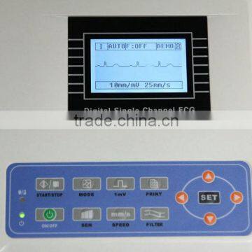 Resting 12 Lead Single Channel Electrocardiograph ECG Machine EKG-901-2 Made-in-China photo-3