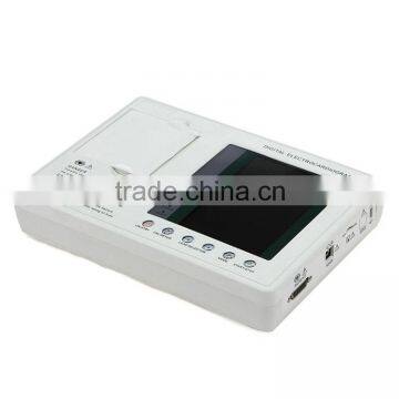 China Supplier of Portable Electric Three/six/twelve Channels Ecg Machine Electrocardiograph 3 Channels photo-2