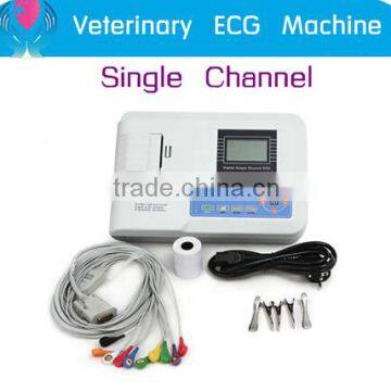 Good quality Veterinary Use Digital One channel Electrocardiograph ECG EKG-901V-2 Machine CE/ISO certified